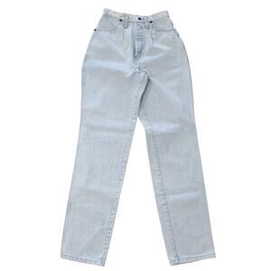 VTG Wrangler Riata Womens Size 7/8 x 34 Taper Cowboy Western Bareback Denim